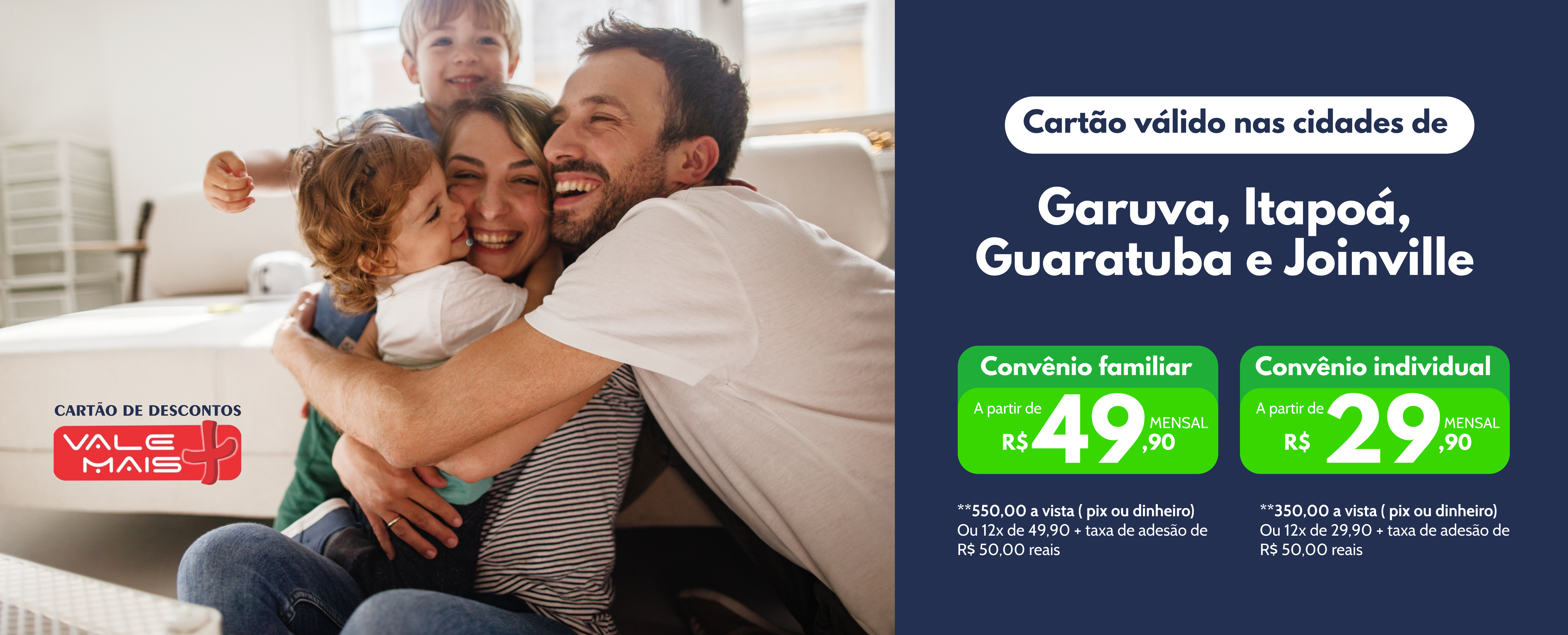 Odontologia com economia pelo cartão Vale Mais